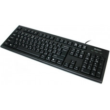 Клавіатура A4-KR-85 PS/2, чорна,Comfort Rounded Edge keyboard