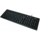 Клавіатура A4-KR-85 PS/2, чорна,Comfort Rounded Edge keyboard
