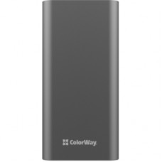 Power Bank ColorWay 20 000 mAh Full (USB QC3.0 + USB-C Power Delivery 22.5W) Gray