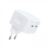Мережевий зарядний пристрій Choetech Q5008-EU-WH, 2 USB-С