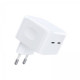Мережевий зарядний пристрій Choetech Q5008-EU-WH, 2 USB-С