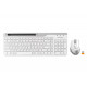 Комплект A4Tech Fstyler FB2535C клавіатура з мишою , USB,білий