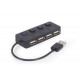 Хаб Gembird на 4 порти USB 2.0 UHB-U2P4-05