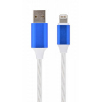 Кабель Cablexpert CC-USB-8PLED-1M, USB 2.0 А-папа/Lightning, 1.0 м.