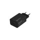 Мережевий зарядн. прист. Colorway 1USB Quick Charge 3.0 (18W) + cable Type C Black (CW-CHS013QCC-BK)