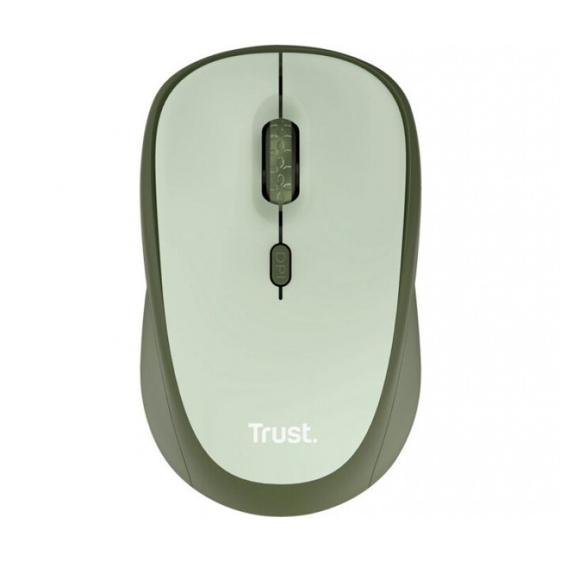 Миша Trust Yvi+ Silent ECO, WL, Зелений 24552_TRUST