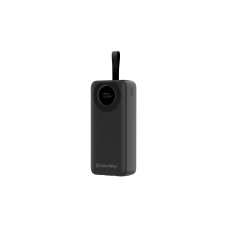 Power Bank ColorWay 30 000 mAh EnergyPlus (USB QC3.0 + USB-C Power Delivery 22.5W) Black