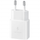 Зарядний пристрій мережевий Samsung 15Вт USB-С, кабель USB-C > USB-C, 1м, білий EP-T1510XWEGEU