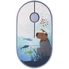 Миша 2Е MF300 CAPYBARA:SWIM Silent WL BT, синій