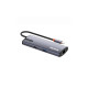 USB хаб (док-станція) СolorWay USB-C 6-в-1 Type C PD 100W/USB3.0х3/USB2.0/RJ45 CW-HUB03