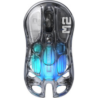 Миша GravaStar Mercury M2, BT/WL/USB-A, RGB, чорно-прозорий GRAVASTARM2_XTAL_BLK