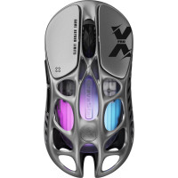 Миша GravaStar Mercury X Pro, 8K, BT/WL/USB-A, RGB, сірий GSXPRO_GRY