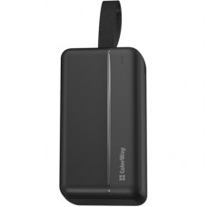 Power Bank ColorWay 30 000 mAh High-power 2(USB QC3.0 + USB-C Power Delivery 22.5W) Black