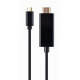 Кабель Cablexpert A-CM-HDMIM-01, USB-C на HDMI, 2м