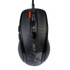 Миша ігрова A4Tech F5, V-Track, USB, чорна
