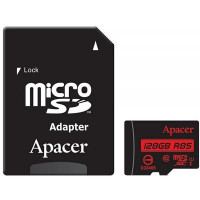 Карта пам'яті microSDXC (UHS-1) Apacer 128GB class 10 (adapter SD)