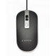 Миша MUS-4B-06-WS USB, чорно-сiра