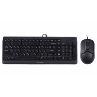 Комплект A4Tech Fstyler F1512 , клавіатура з мишою, USB, чорний