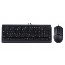 Комплект A4Tech Fstyler F1512 , клавіатура з мишою, USB, чорний