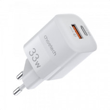 Мережевий зарядний пристрій Choetech PD5006-EU-WH, USB-A/USB-С
