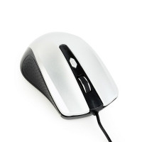 Миша Gembird MUS-4B-01-BS, USB, чорно-сріблястий