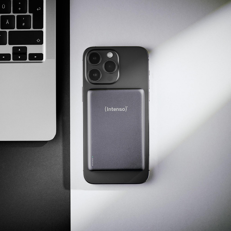 Портативний зарядний пристрій INTENSO USB 10000MAH MAG GREY 7344034