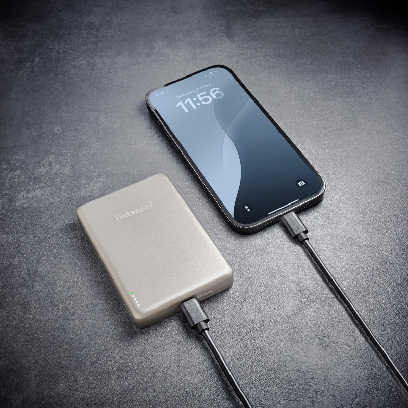 Портативний зарядний пристрій INTENSO USB 10000MAH MAG CHAMPAGNE MW10000 7344031