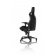 Ігрове крісло Noblechairs EPIC штучна шкіра, чорний NBL-PU-BLA-002