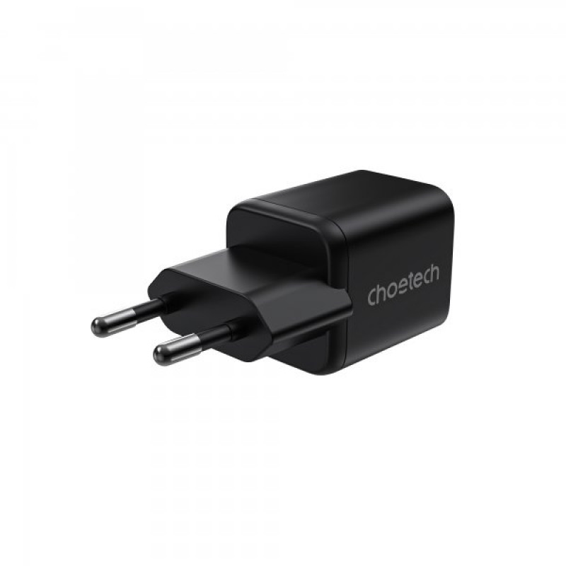 Мережевий зарядний пристрій Choetech PD5012-EU-BK, USB-A/USB-С