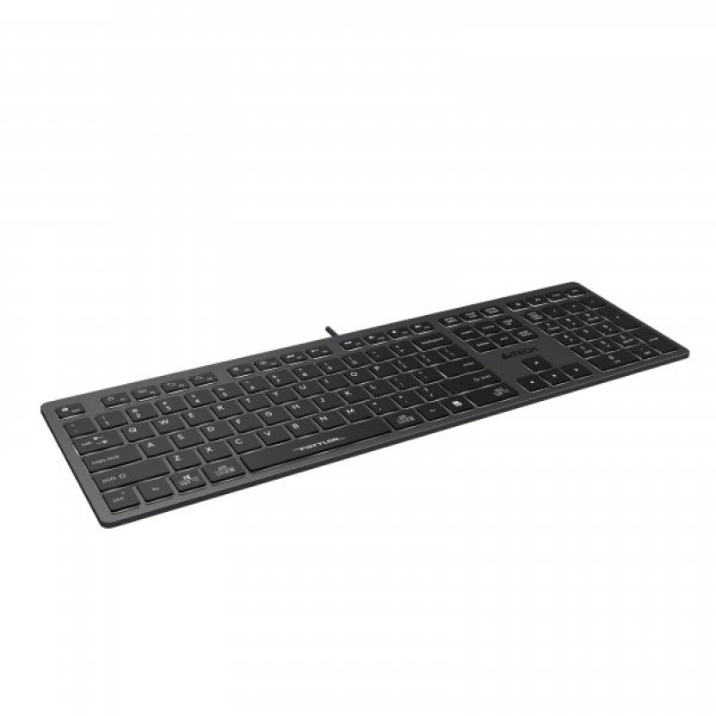 Клавіатура A4-Tech Fstyler FX60H, сірий, USB