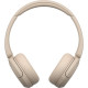 Навушники On-ear Sony BT 5.2, SBC, AAC, Wireless, Бежевий WHCH520C.CE7