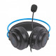 Навушники A4-Tech FH200i (Blue) з мікрофоном,колір сірий + блакитний