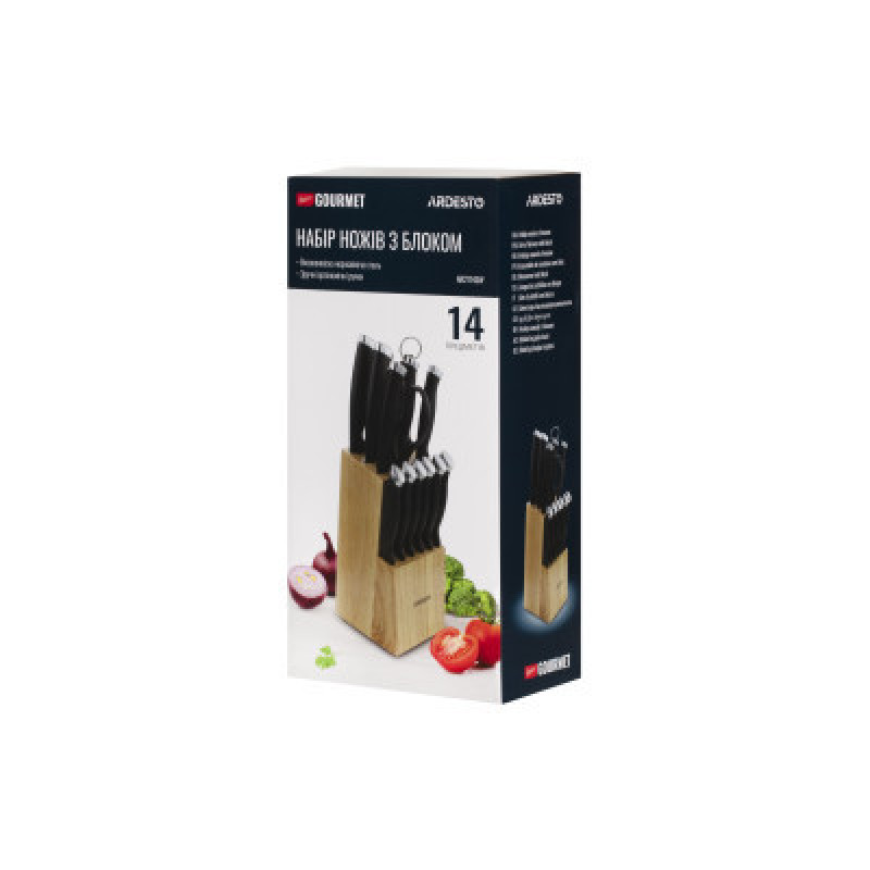 Набір ножів Ardesto Gemini Gourmet 14 пр AR2114SW