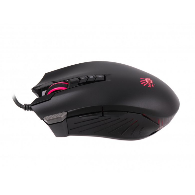 Миша ігрова A4-Tech Bloody V9M, чорна, з підсвічуванням, USB