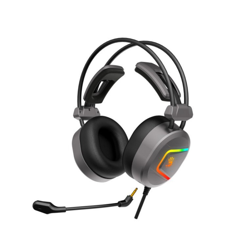 Гарнітура ігрова A4Tech Bloody MC750 Bloody, USB, сірий