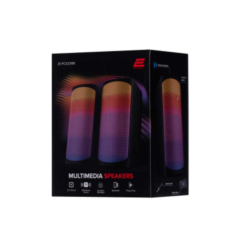 Акустична система 2E PCS231 RGB Matrix, 2.0, USB, Black 2E-PCS231BK