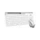 Комплект A4Tech Fstyler FB2535C клавіатура з мишою , USB,білий
