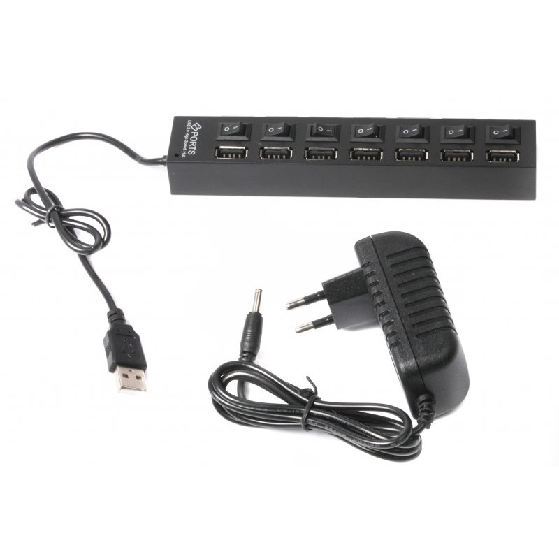 Хаб Gembird UHB-U2P7-03 на 7 портів USB 2.0
