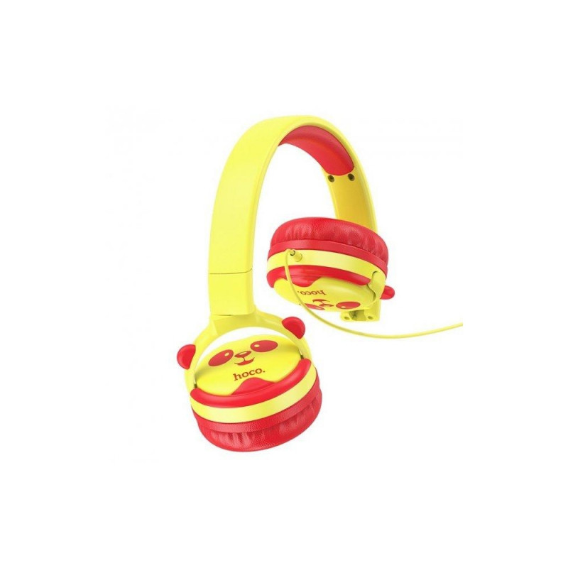 Навушники Hoco W31 Cheerful Wired Headphones Yellow