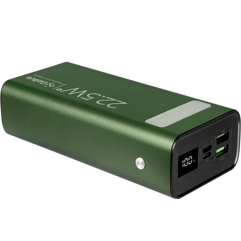 Power Bank Gelius Lightstone GP-PB300 30000mAh QC+PD (22.5W) Green