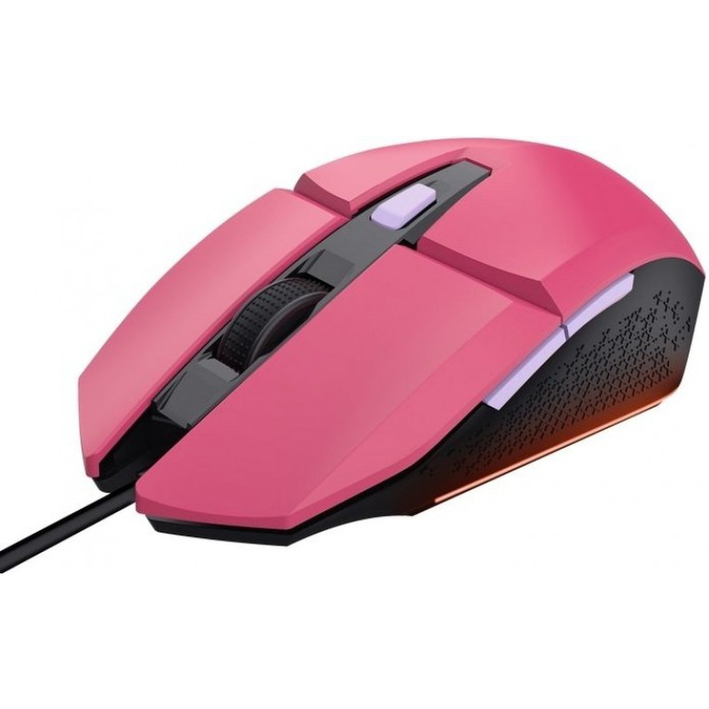 Миша Trust GXT 109 FELOX, RGB, USB-A, Рожевий 25068_TRUST