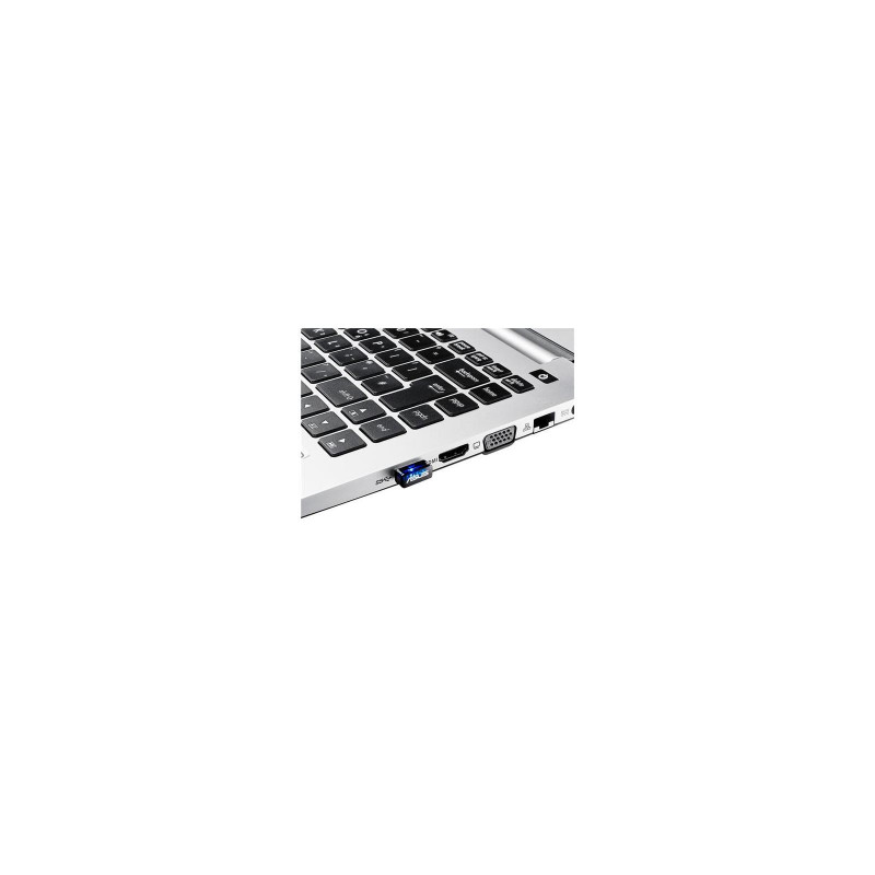 WiFi-адаптер ASUS USB-N10nano N150 USB2.0 nano 90IG05E0-MO0R00
