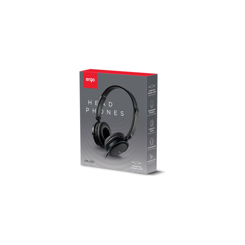 Навушники ERGO VM-430 Black