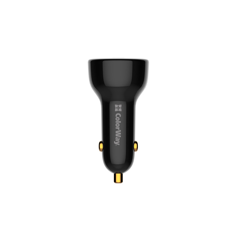 Авто зарядний пристрій Colorway Power Delivery PPS USB (USB-A + USB-C) (100W) Black