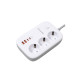 Мережевий фільтр з зарядкою СolorWay 3 розетки/4USB GaN3 Pro PD (2USB-A + 2 TYPE-C) (65W) White 2M (