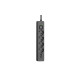Мережевий фільтр-подовжувач СolorWay 4 розетки/3USB (2USB-A + 1 TYPE-C) (24W) Black 2M