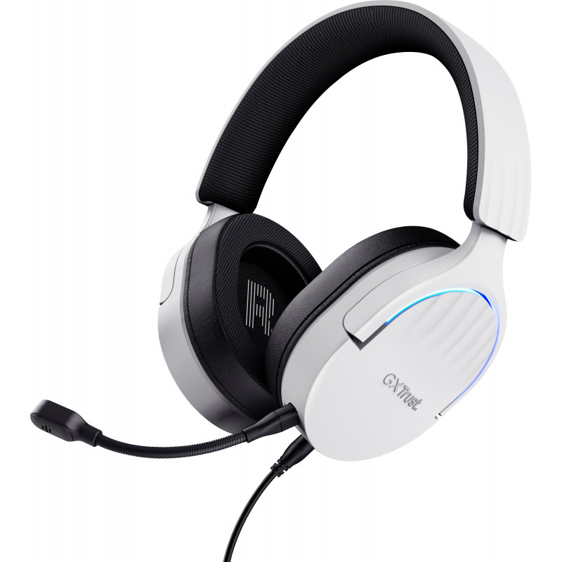 Гарнітура ігрова Trust GXT 490 FAYZO, 7.1, USB-A, 2м, білий 25302_TRUST