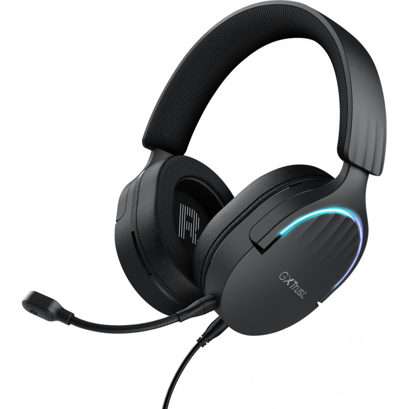 Гарнітура ігрова Trust GXT 490 FAYZO, 7.1, USB-A, 2м, чорний 24900_TRUST