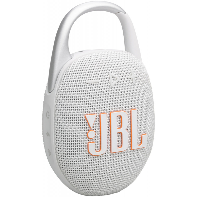 Портативна акустика JBL Clip 5 Білий (JBLCLIP5WHT)