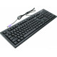 Клавіатура A4-KR-85 PS/2, чорна,Comfort Rounded Edge keyboard